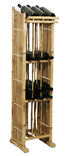 Bamboo Liquor Display Rack