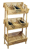 Bamboo Liquor Display Bins