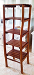 Teak Log Wood Shelves