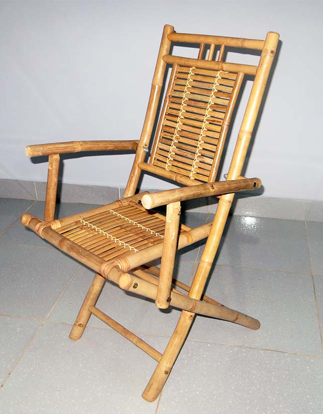 BC-38F, Bamboo Foldable Arm Chair