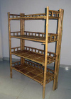 BRS-48F, Bamboo Display Shelf Stand